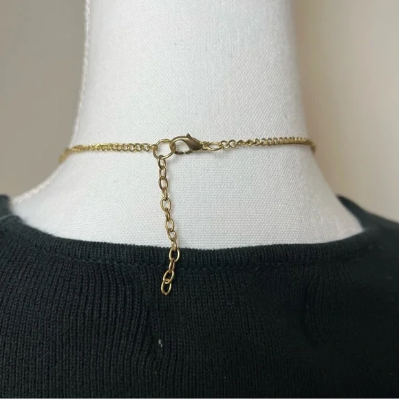 Handmade Artisan Ombre Seed Bead Necklace Bohemian Fringe Black/Brown/Yellow ✨🤎 - Picture 5 of 8